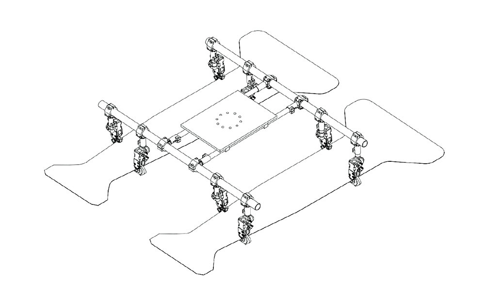 Thermoforming line end stopper